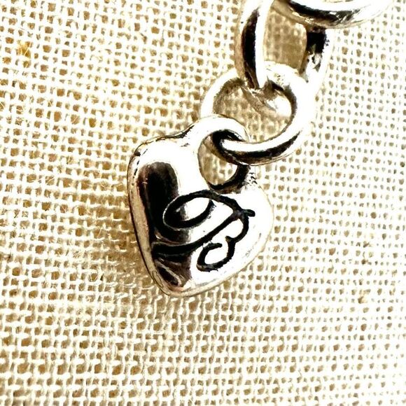 Brighton Venus Rising Taupe Champagne Swarovski Crystal Brown Satin Necklace - Picture 6 of 9